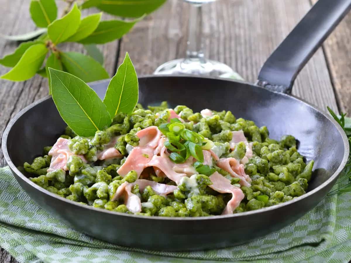 Spatzle agli spinaci la ricetta della versione tirolese