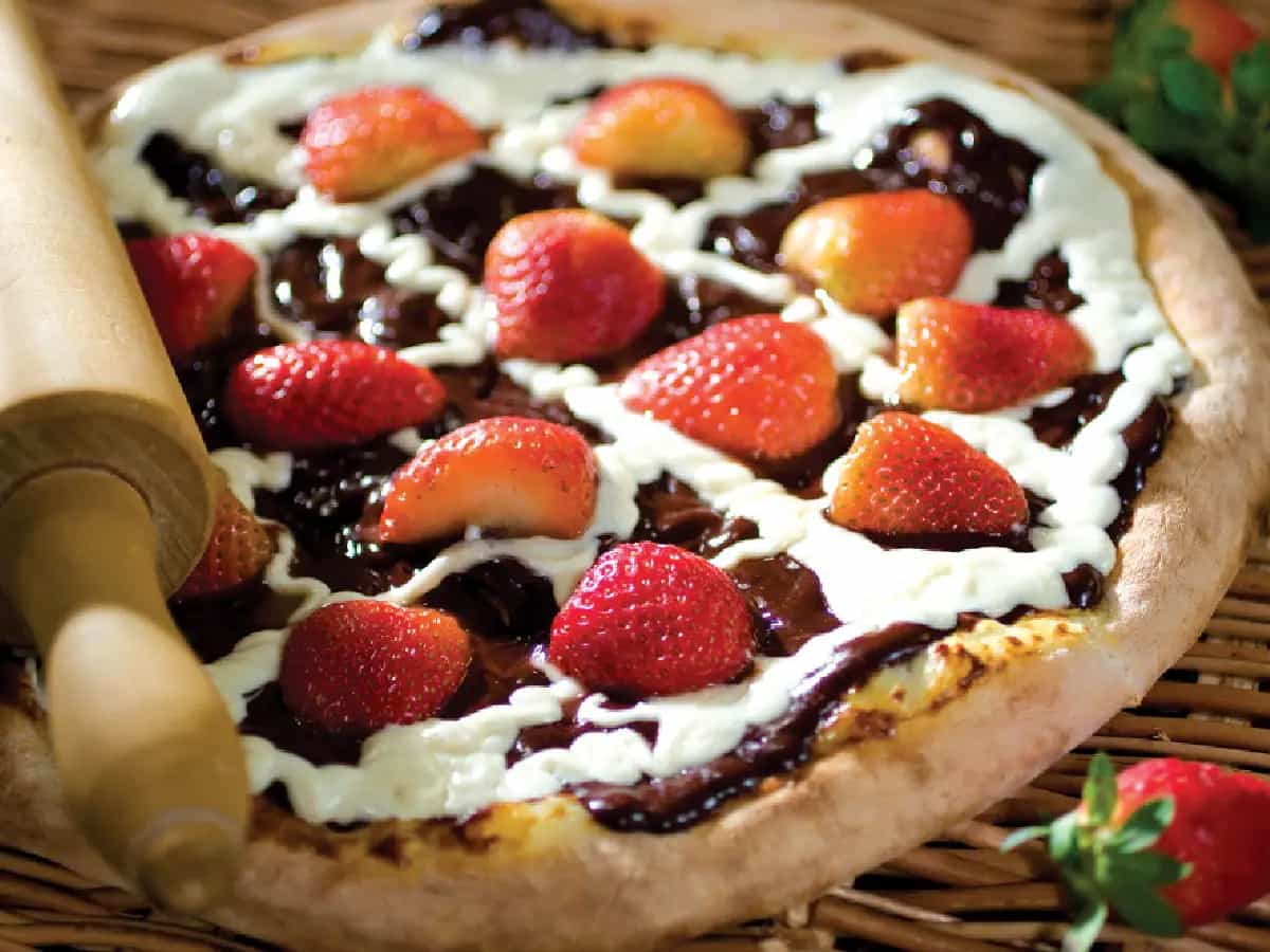 Pizza Cioccolato e Fragole