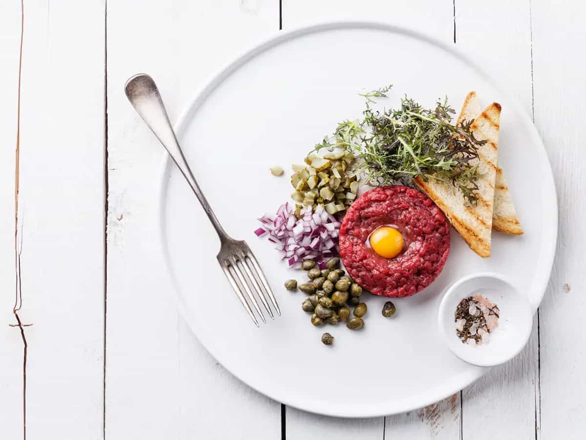 Trucchi per una tartare di carne da chef