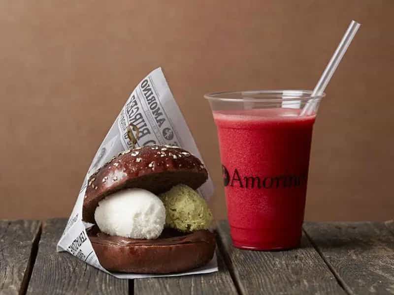 Gelato Burger panino