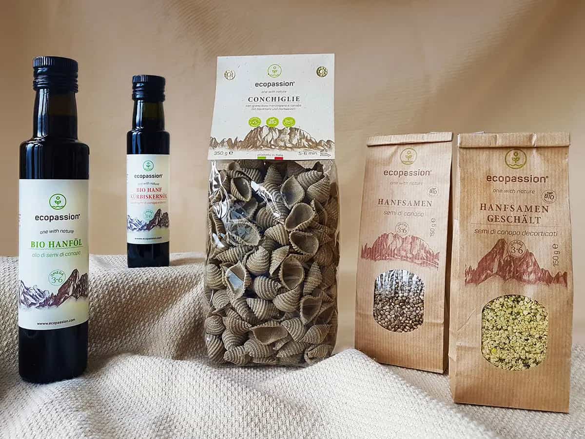 pasta canapa ecopassion