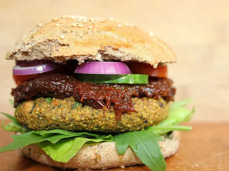 hamburger veg ceci