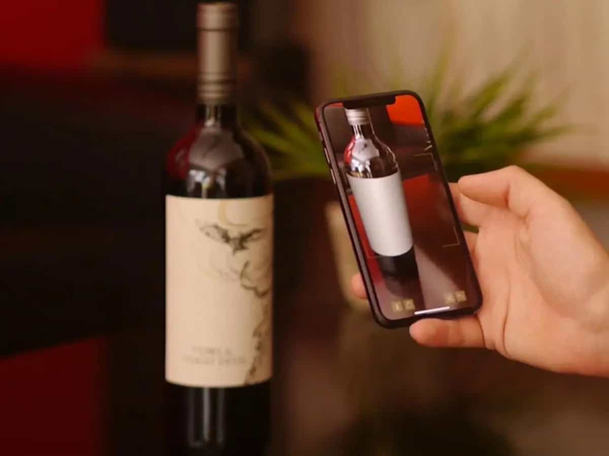 etichette vino realtà aumentata