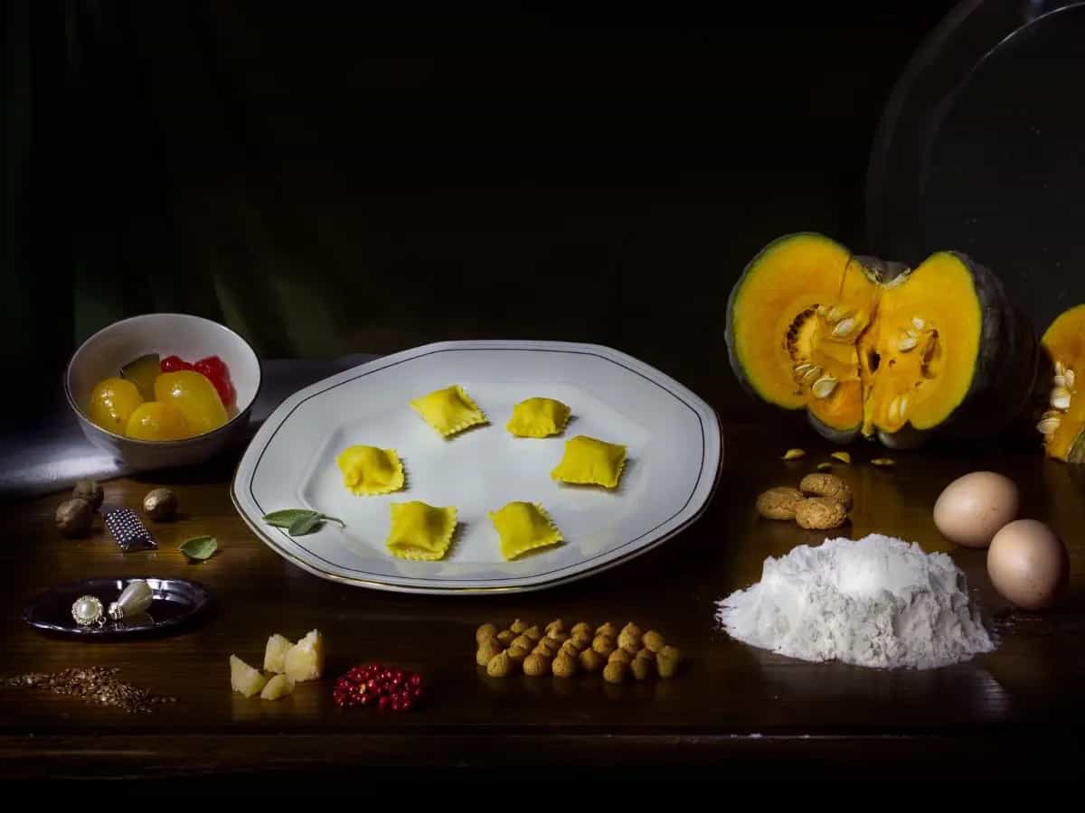 Tortelli di zucca storia