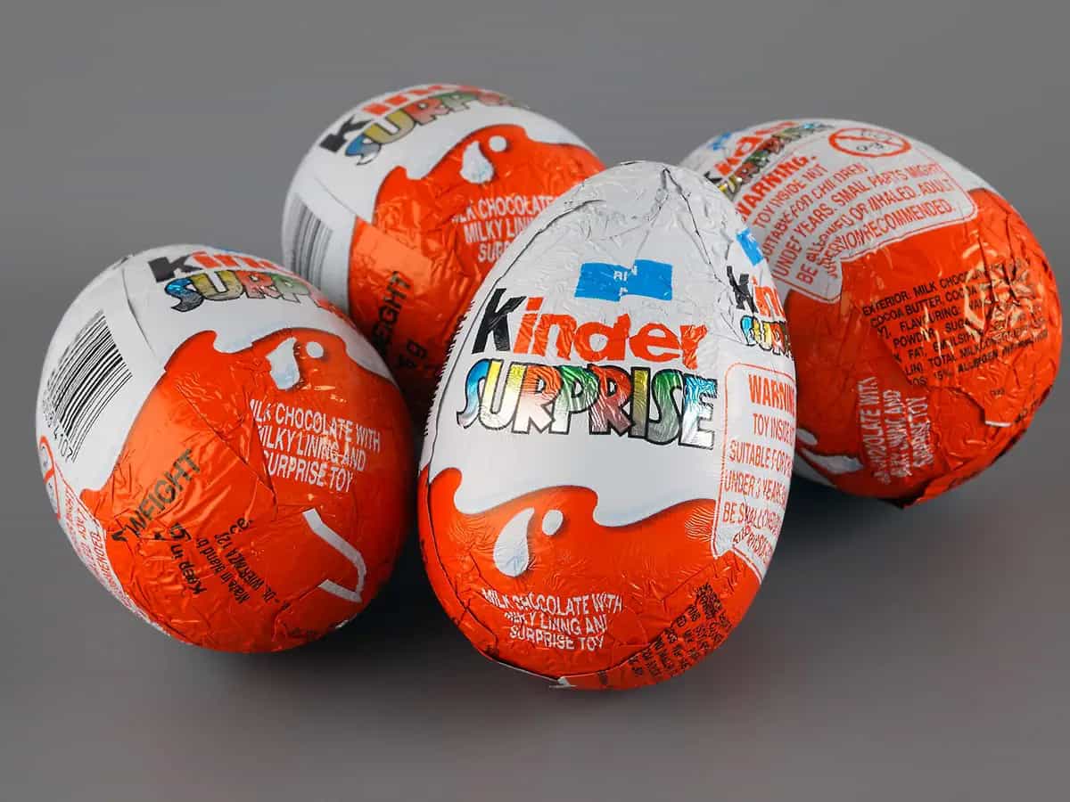 Huevos de Kinder prohibidos en Estados Unidos
